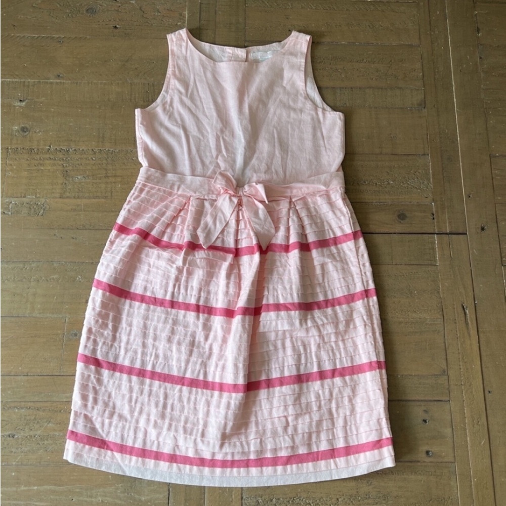 Janie and jack pink pleated dress